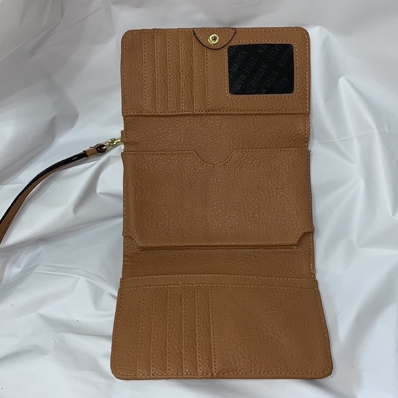 𝅺STEVE Madden Large Faux Leather Tan Wallet - Picture 6 of 6